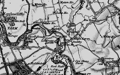Old map of Ravenscar Wood in 1898