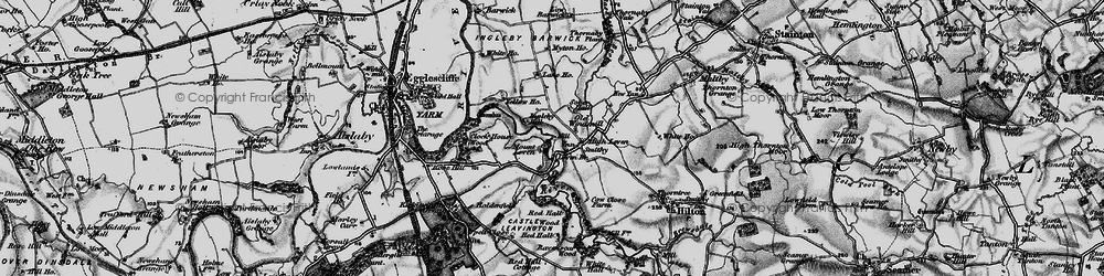 Old map of Leven Bridge in 1898