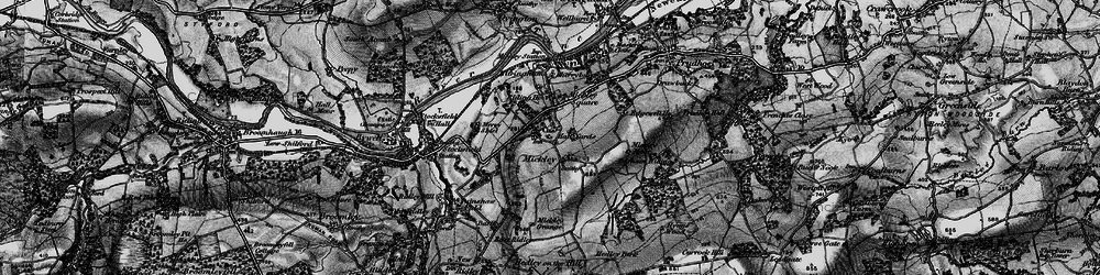 Old map of High Mickley in 1898