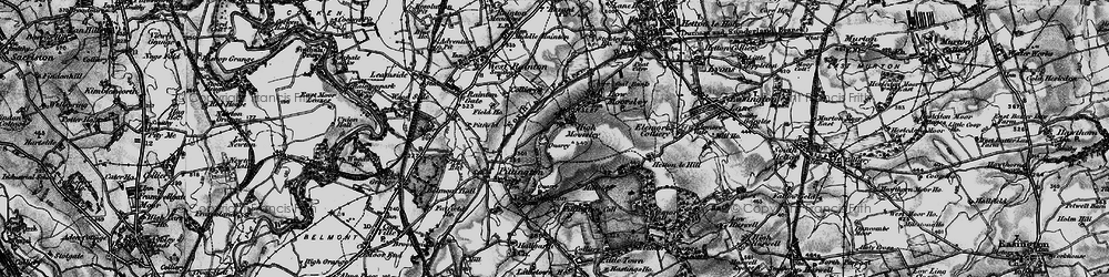 Old map of High Moorsley in 1898