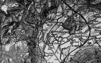 Old map of Broad Raine in 1897