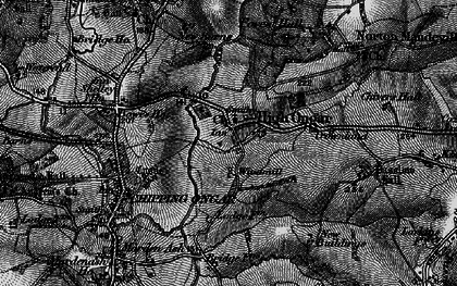 Old map of High Ongar in 1896