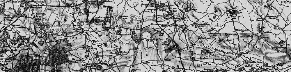 Old map of High Onn in 1897