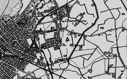 Old map of High Park in 1896
