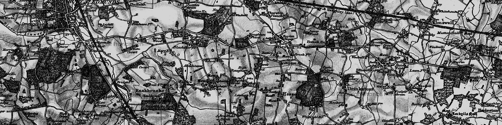 Old map of High Rougham in 1898