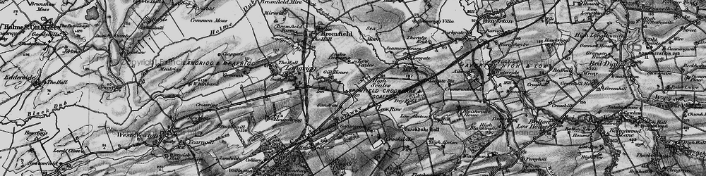 Old map of High Scales in 1897