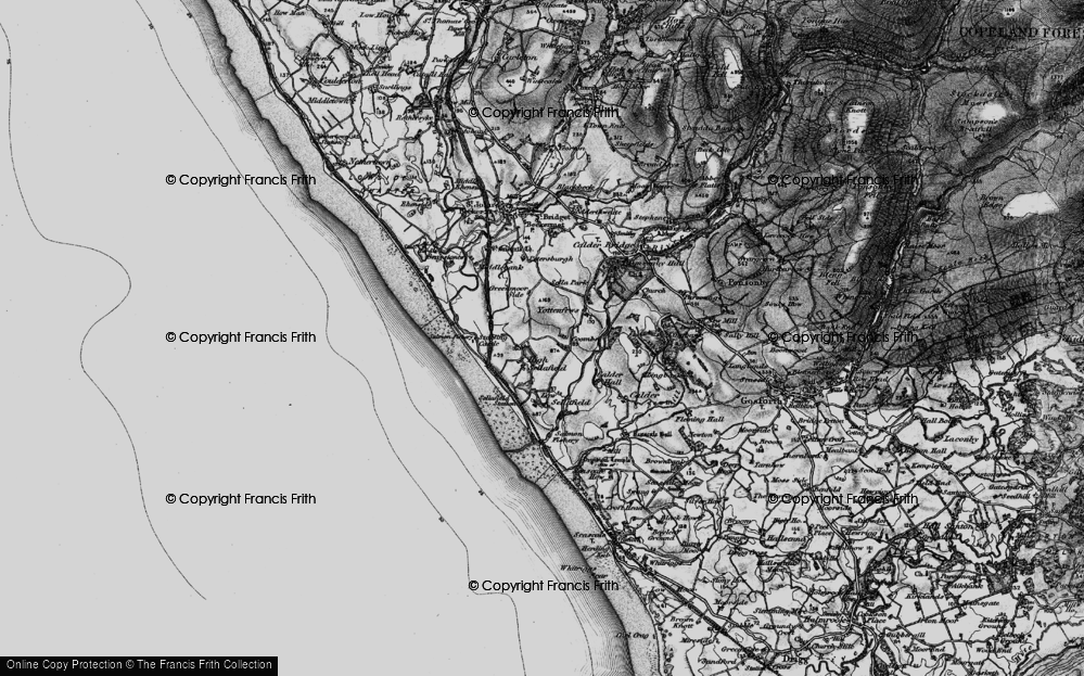 Old Map of High Sellafield, 1897 in 1897