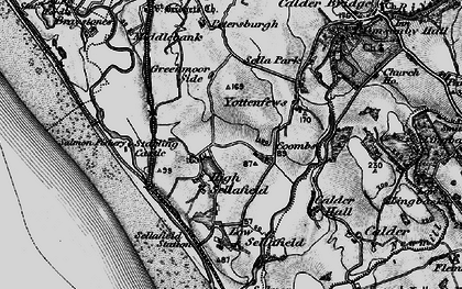 Old map of High Sellafield in 1897