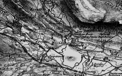 Old map of Bearsett in 1897