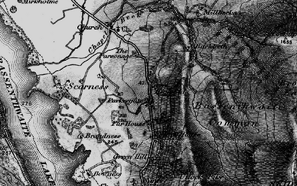 Old map of Barkbethdale in 1897