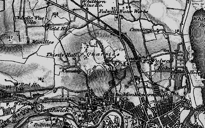 Old map of High Southwick in 1898