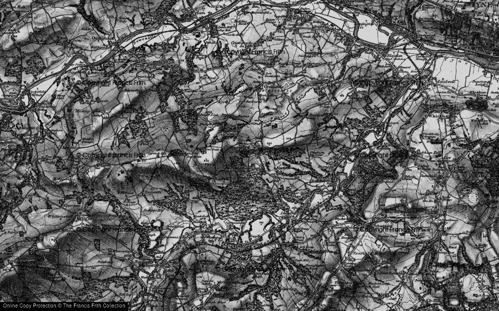 Old Map of High Spen, 1898 in 1898