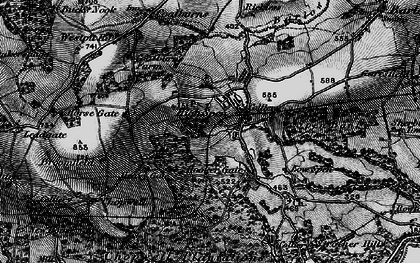 Old map of High Spen in 1898