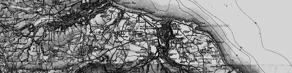 Old map of High Stakesby in 1898
