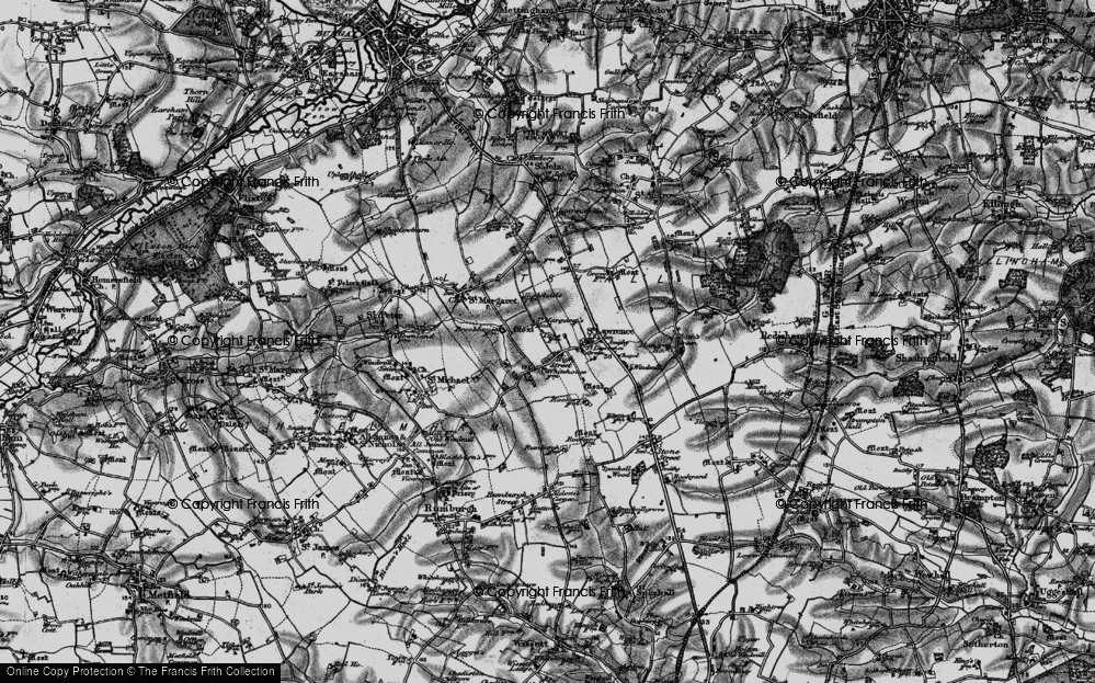 Old Map of High Street, 1898 in 1898