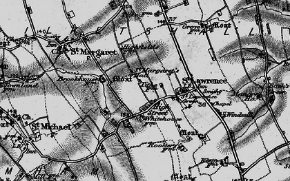 Old map of High Street in 1898