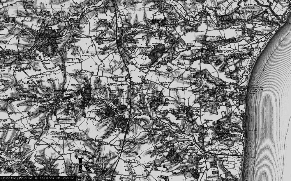 Old Map of High Street, 1898 in 1898