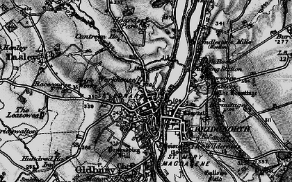 Old map of Hoards Park in 1899