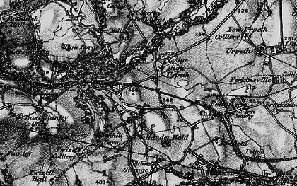 Old map of High Urpeth in 1898