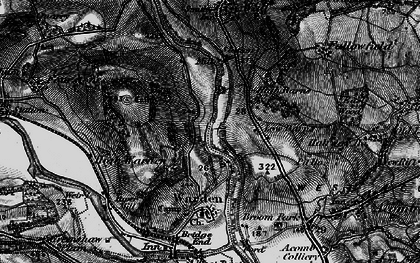 Old map of High Warden in 1897