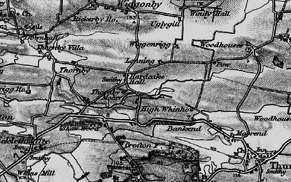 Old map of High Whinnow in 1897