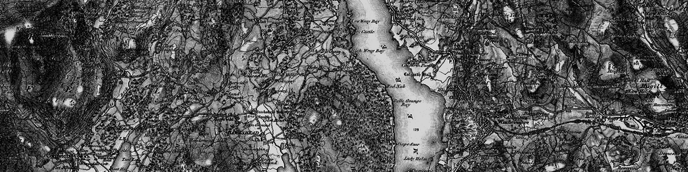 Old map of Belle Grange Bay in 1897