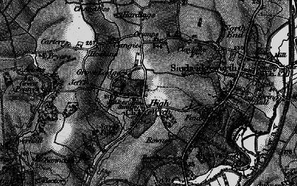 Old map of High Wych in 1896