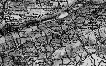 Old map of Higham in 1898
