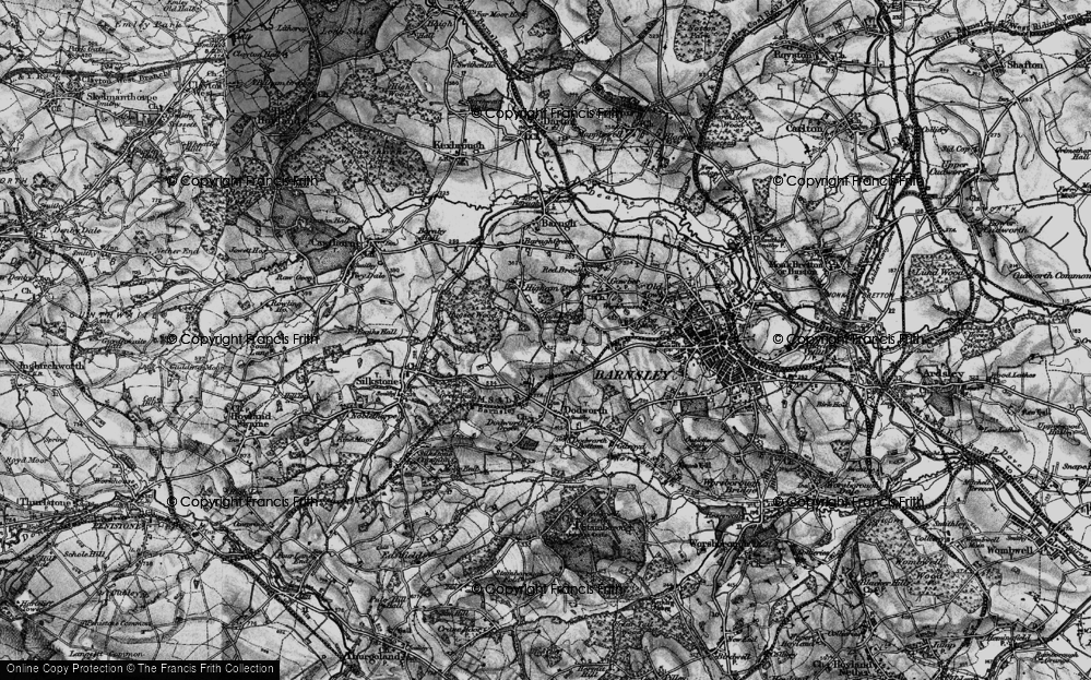 Old Map of Higham Common, 1896 in 1896
