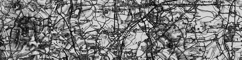 Old map of Highbridge in 1899