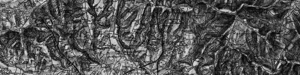 Old map of Whitestone in 1895