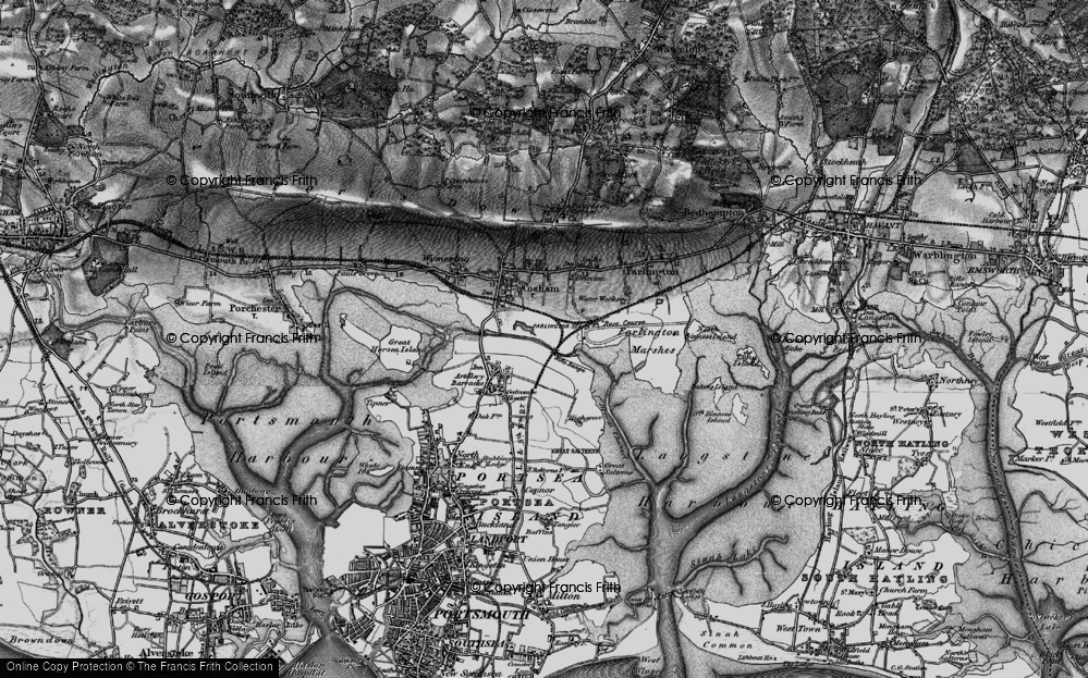 Old Map of Highbury, 1895 in 1895