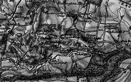 Old map of Highbury in 1898