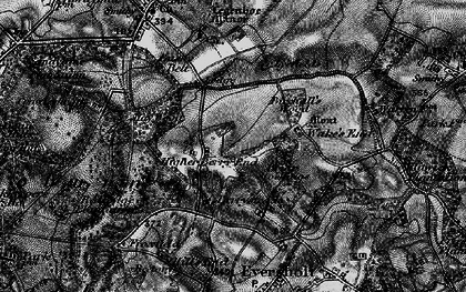 Old map of Briar Stockings in 1896