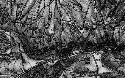 Old map of Higher Chillington in 1898
