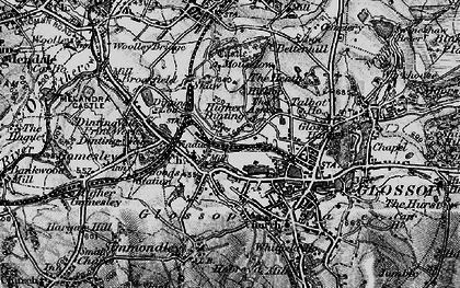 Old map of Higher Dinting in 1896