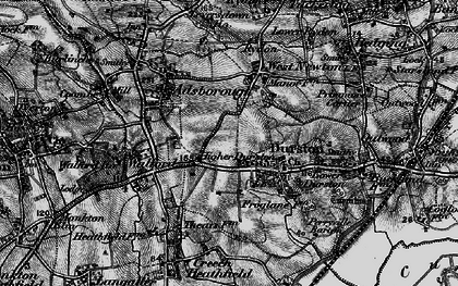Old map of Higher Durston in 1898
