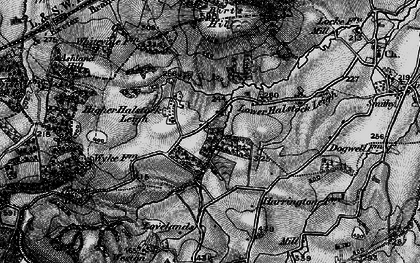 Old map of Birts Hill in 1898
