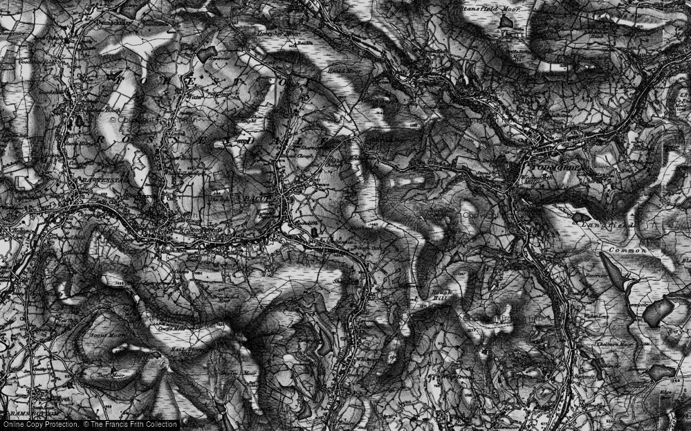 Old Map of Higher Hogshead, 1896 in 1896