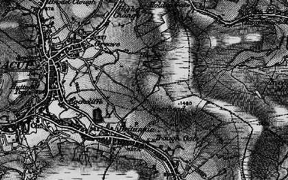 Old map of Higher Hogshead in 1896