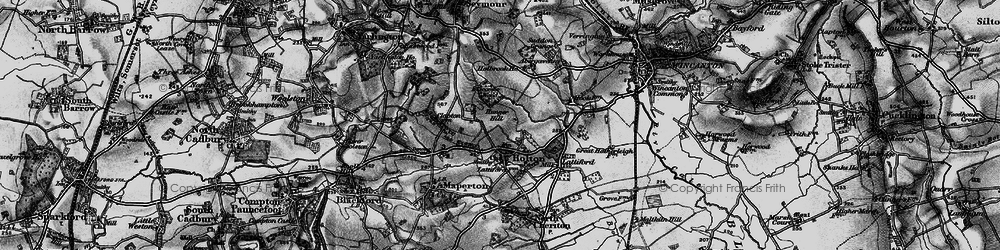 Old map of Higher Holton in 1898