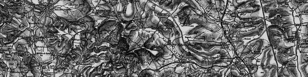 Old map of Higher Kingcombe in 1898