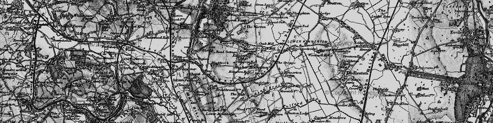 Old map of Higher Kinnerton in 1897