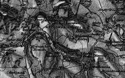 Old map of Higher Melcombe in 1898