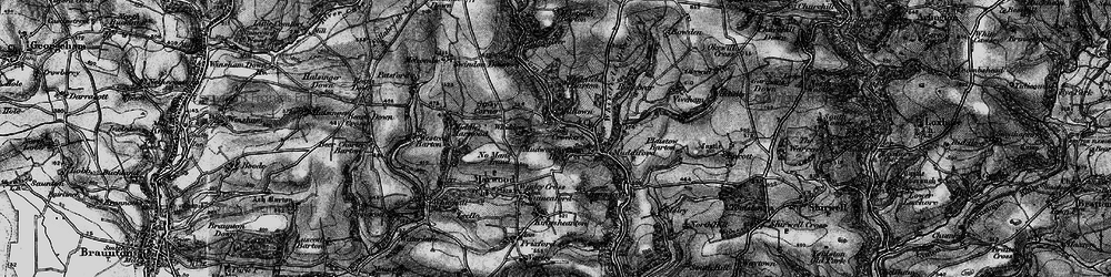 Old map of Higher Muddiford in 1898