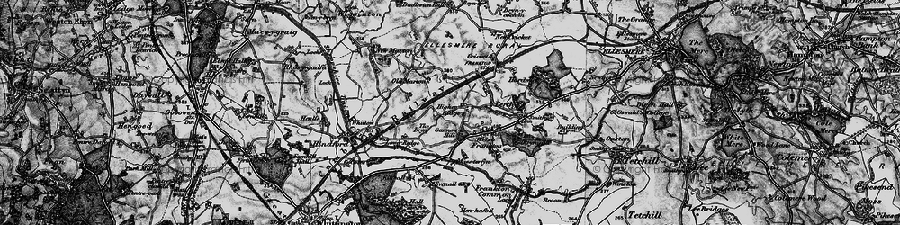 Old map of Higher Ridge in 1897