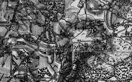Old map of Higher Row in 1895