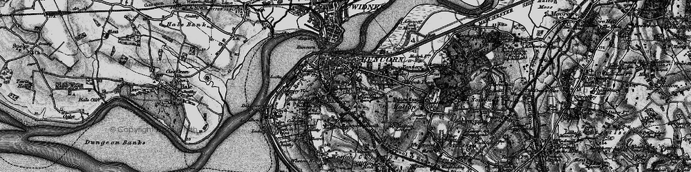 Old map of Higher Runcorn in 1896