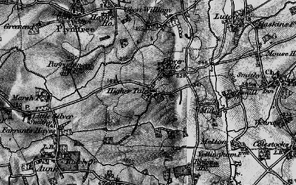 Old map of Higher Tale in 1898