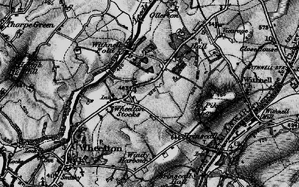 Old map of Higher Wheelton in 1896